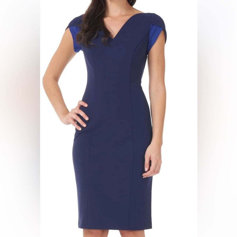 JS Collections v neck dress NWT